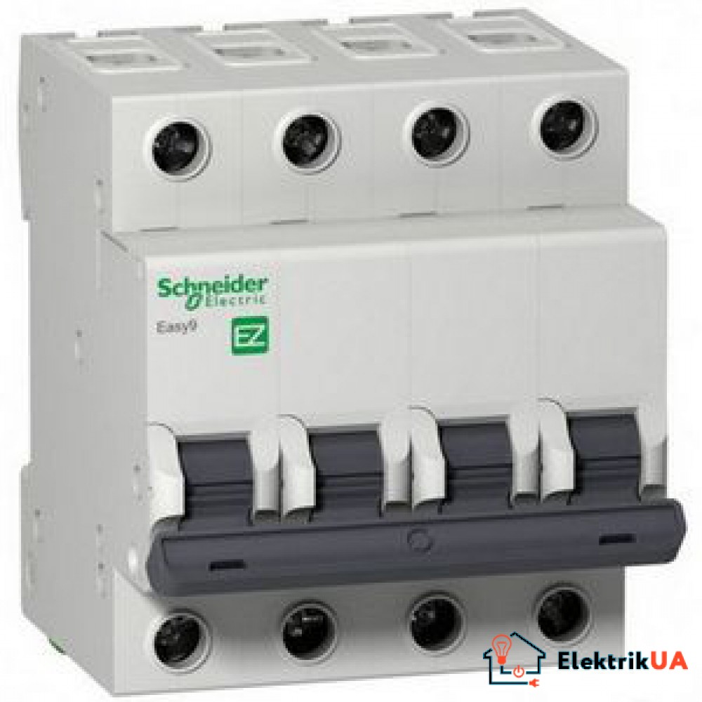 Вимикач Schneider Electric EASY9 4P B 40А EZ9F14440
